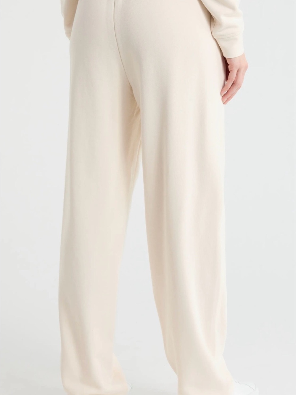 Vince Camuto Cream Wide-Leg Knit Pants
